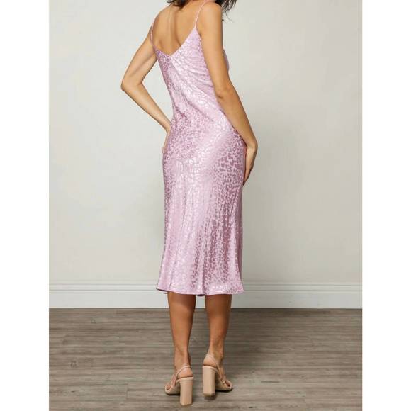 NEW LINE AND DOT kylee satin sleep dress in lavander - Picture 3 of 3